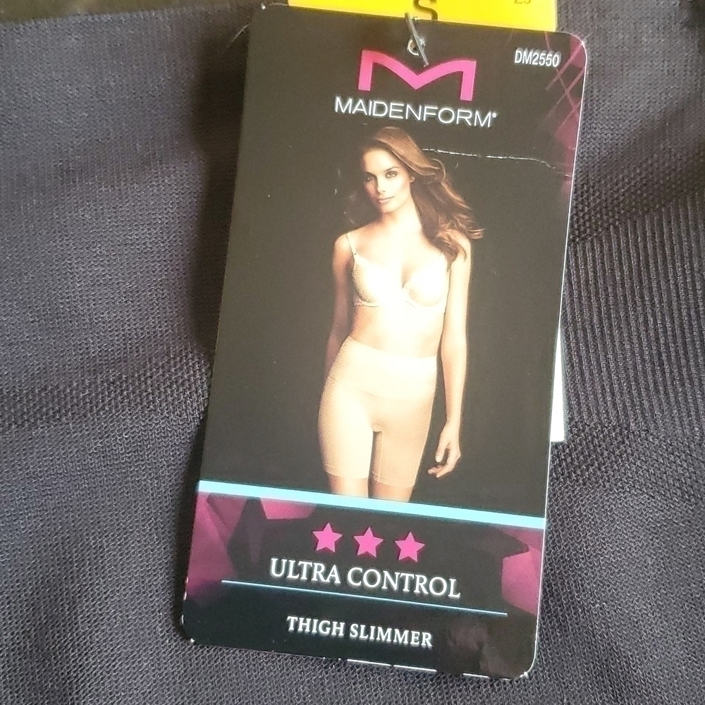 NWT Black Maidenform Ultra Control Thigh Slimmer Sz Small - Picture 3 of 7